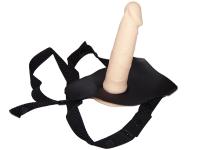 Страпон Magic Flesh Harness, 16Х3,5 см