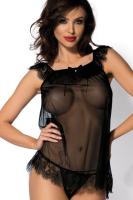 Прозрачный эротический бебидолл Kinga Kiss N-166 , L/XL