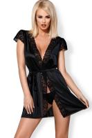 Комплект Obsessive 846-PEI-1 peignoir , S/M