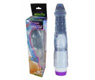 Вибратор гелевый прозрачный Fit you 18 см