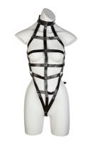 Боди женский с горизонтальными полосками