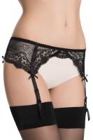 Кружевной пояс для чулок Julimex Freesia , Экри, S