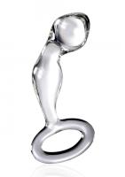 Pipedream Icicles No.46 – массажер простаты, 8х2.5 см, прозрачный