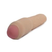 Насадка для увеличения члена CyberSkin 3&amp;quot; Xtra Thick Uncut Penis Extension, + 7,5 см, телесный