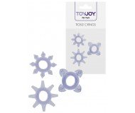 Эрекционные кольца Tickle C-Rings Purple