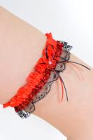 Подвязка Julimex Wersal PW 39 (Красно-черный, S/M)