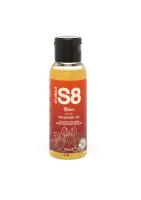 S8 Massage Oil масло для эротического массажа, 50 мл, французская слива и египетский хлопок