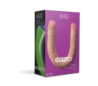 Фаллоимитатор двухстонний Egzo DL002F 46х4,5 см.