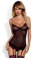Сексуальный комплект Obsessive Musca corset, L/XL