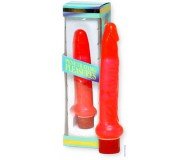 Розовый анальный вибратор JELLY ANAL SLIM JIM VIBRATOR PINK