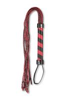 Плеть многохвостовка с черно-красным плетением