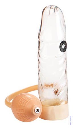 Вакуумная помпа Trojan Penis Developer, 18х4,5 см