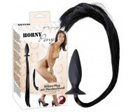 Анальная пробка Pony Whip Plug