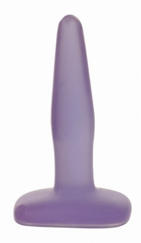 Анальная пробка Crystal Jellies Butt Plug,  малая, 11×2 см