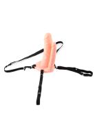 Страпон Fetish Fantasy Double Penetrator Flesh, 15,5Х4,3 см
