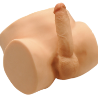 Topco Sales Virtual Sex Featherweight, CyberSkin Cock &amp; Ass – мастурбатор, 18х5 см