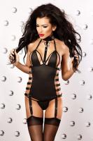 Эротичный корсет с подвязками Lolitta Impression corset, L/XL