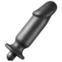 Вибромассажер Tom of Finland Silicone Vibrating Anal Plug, 11,4х3,8 см