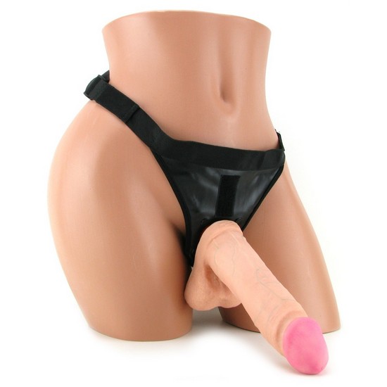 Страпон Ultra Harness Realistic 8", 19х4,5 см