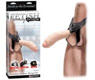 Фаллопротез Ff Extreme Hollow Strap On Flesh