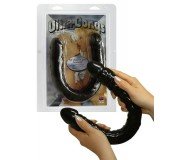 Двусторонний фаллоимитатор Ultra-Dong черный