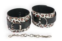Наручники с леопардовым принтом Пикантные Штучки