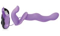 Fetish Fantasy Elite 7 Vibrating Penetrix Dildo страпон с вибрацией 17х3.8 см.