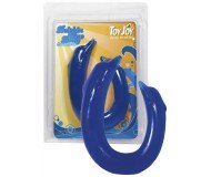Двухсторонний фаллоимитатор Dolphin Duo Dong Blue