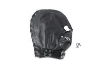 Шлем на голову с молнией и шнуровкой