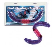 Двусторонний фаллоимитатор Dual Vibrating Flexi-Dong