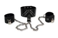 Ошейник с наручниками на длинной цепочке