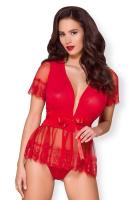 Комплект Obsessive 870-PEI-3 peignoir, S/M