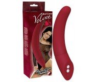 Вибратор Velvet Curve Red