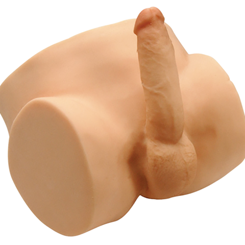 Topco Sales Virtual Sex Featherweight, CyberSkin Cock & Ass – мастурбатор, 18х5 см