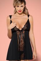 Сексуальный бебидолл с кружевом Obsessive Charmea babydoll, S/M