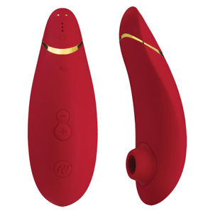 Womanizer Premium Вакуумный стимулятор, 15,5х5 см, черный с золотым