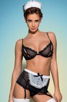 Сексуальный костюм Obsessive Maidme set , L/XL