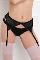 Пояс для чулок Julimex Rose, Черный, S