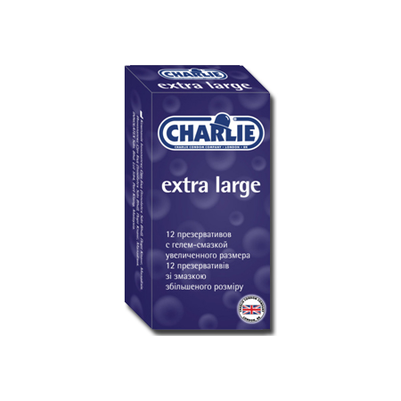 Charlie презервативы увеличенного размера №12