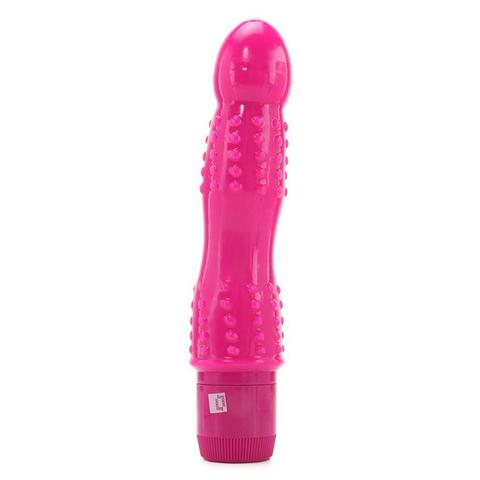 Силиконовый вибратор FanZone Monochrome Magenta, 16,5х4,3 см
