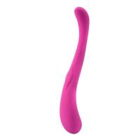 Topco Sales UltraZone, Celeste 9X Silicone Double G-Spot Vibrator – двусторонний вибромассажер точки-G, 10х2.5 см