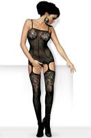 Сексуальный комбинезон-сетка Obsessive F204  , черный