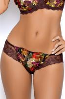 Полные трусики Ewa Bien Holi C100 (Шоколадно-желто-красный, M), S