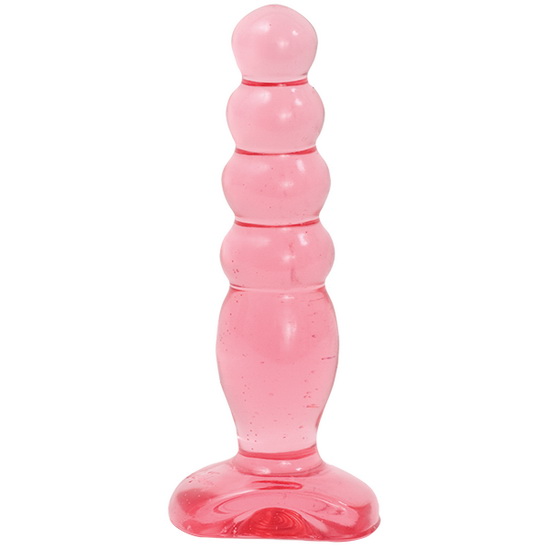 Анальная пробка Crystal Jellies Anal Delight, 14Х3 см