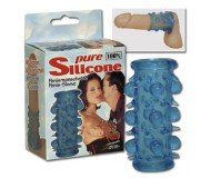Насадка на пенис Pure Silicone Blue