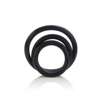 CalExotics Rubber Ring – 3 Piece Set – набор эрекционных колец, белый