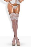Сексуальные чулки под пояс Obsessive S803 , S/M