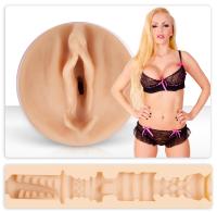 Двухсторонний реалистичный мастурбатор копия вагины и попки Кати Самбуки – ФлешНаш, 22х8 см.