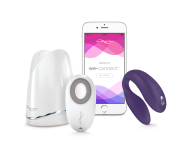Вибратор для пары We-Vibe Sync purple фиолетовый (комплект)
