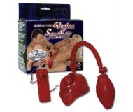 Вакуумная помпа Vibrating Vagina Sucker красная